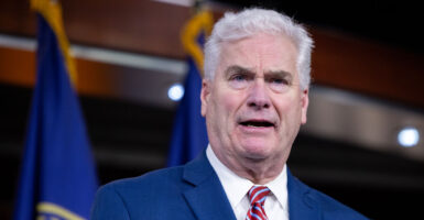 Close-up of House Majority Whip Tom Emmer.