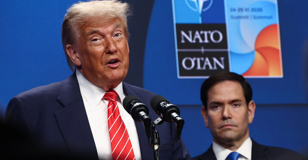 President Donald Trump and Secretary of State Marco Rubio