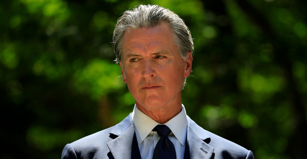 California Democrat Gov. Gavin Newsom