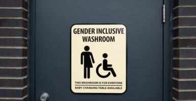 A toilet facility that can be used by people of all genders, regardless of their gender identity.