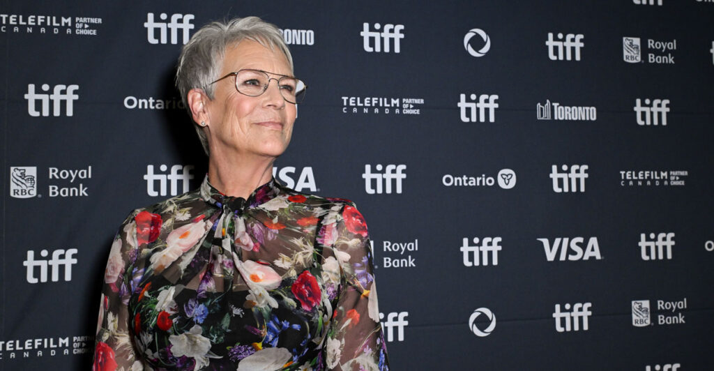 Actress Jamie Lee Curtis is seen here Sept. 5 at the Toronto International Film Festival.