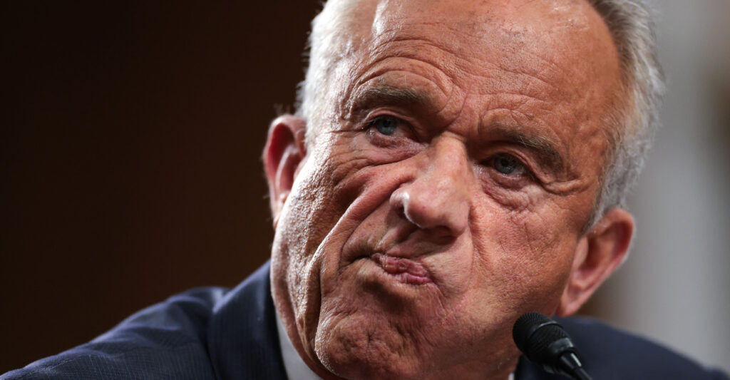 Robert F. Kennedy Jr., U.S. President Donald Trump's nominee for Secretary of Health and Human Services testifies during his Senate Finance Committee confirmation hearing