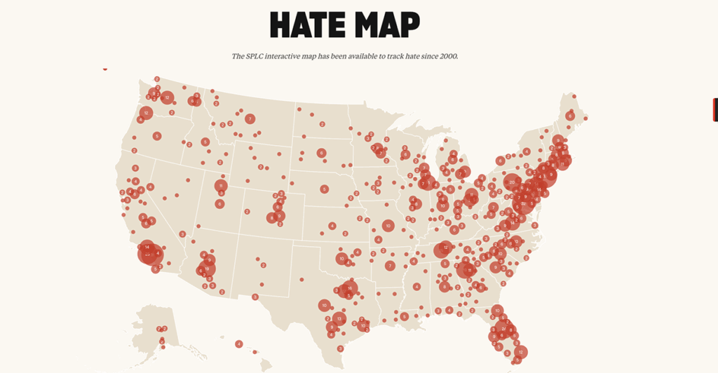 The Southern Poverty Law Center's 2024 Hate Map SPLC