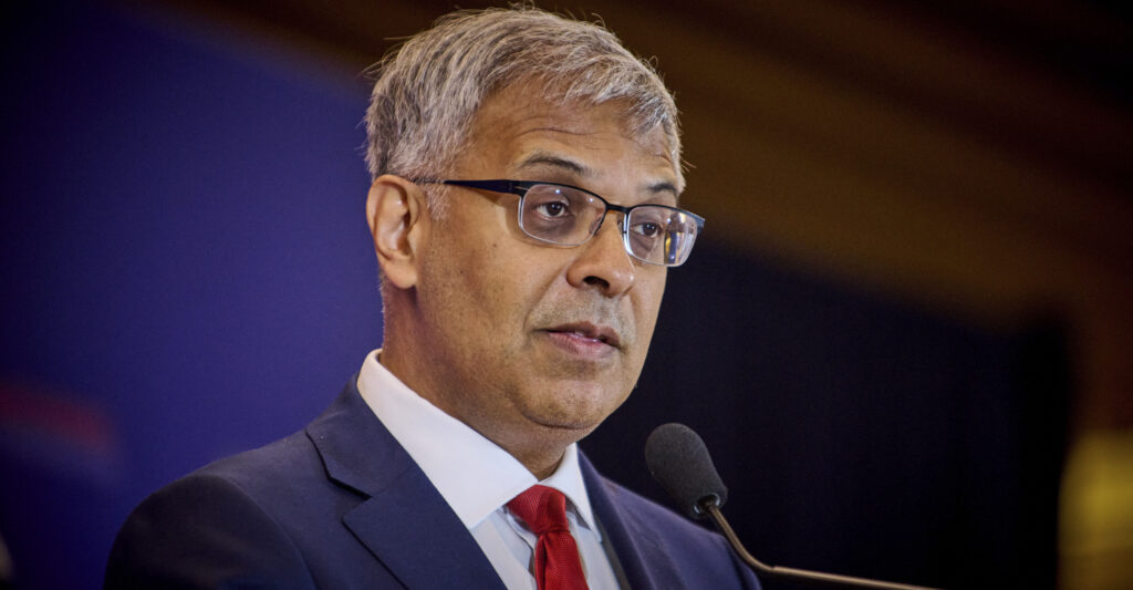 NIH Director Dr. Jay Bhattacharya speaks at the National Conservatism Conference in Washington D.C.