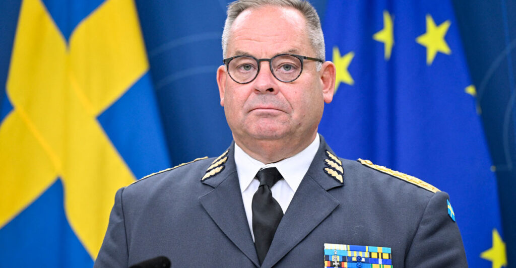 Swedish Chief of Defense Gen. Michael Claesson