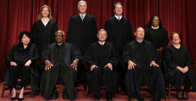 The formal 2022 portrait of the members of the U.S. Supreme Court.