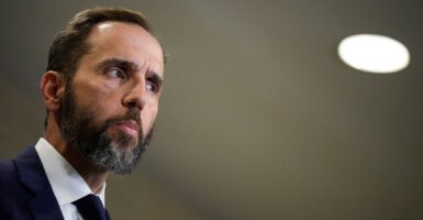 Close-up of former Special Counsel Jack Smith.