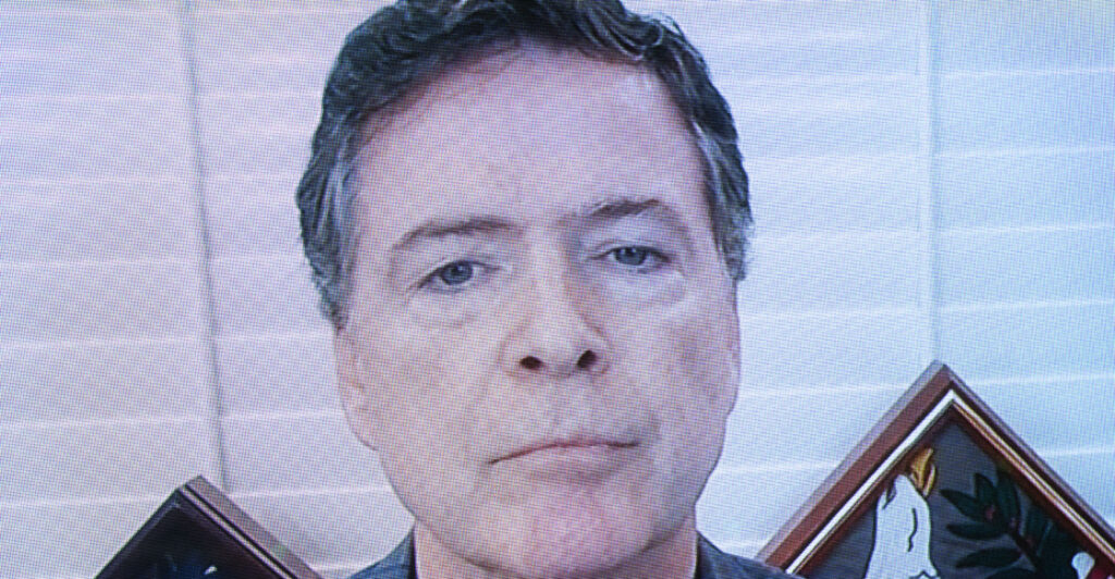 Former director of the Federal Bureau of Investigation James Comey, speaks during a hearing on Wednesday, September 30.