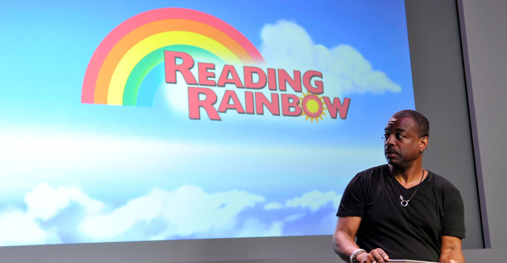 Previous Reading Rainbow host LeVar Burton.