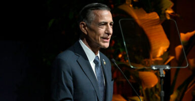 Rep. Darrell Issa, R-Calif., is seen here speaking at an event on Sept. 8 in Washington.