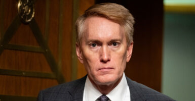 Senator James Lankford of Oklahoma in the Capitol.