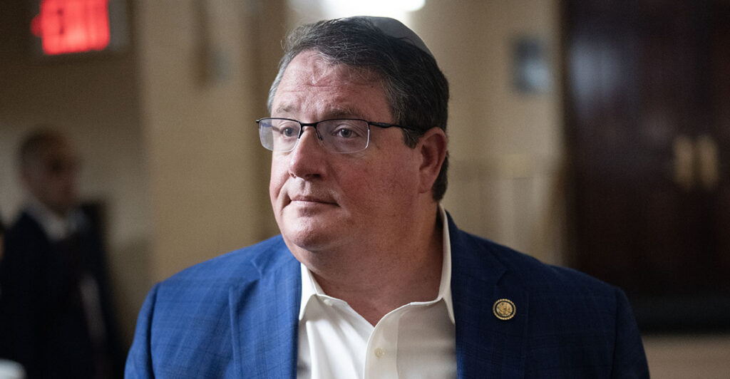 Rep. Randy Fine, the first congressman to wear a kippah on the House floor, spoke at the National Task Force to Combat Antisemitism