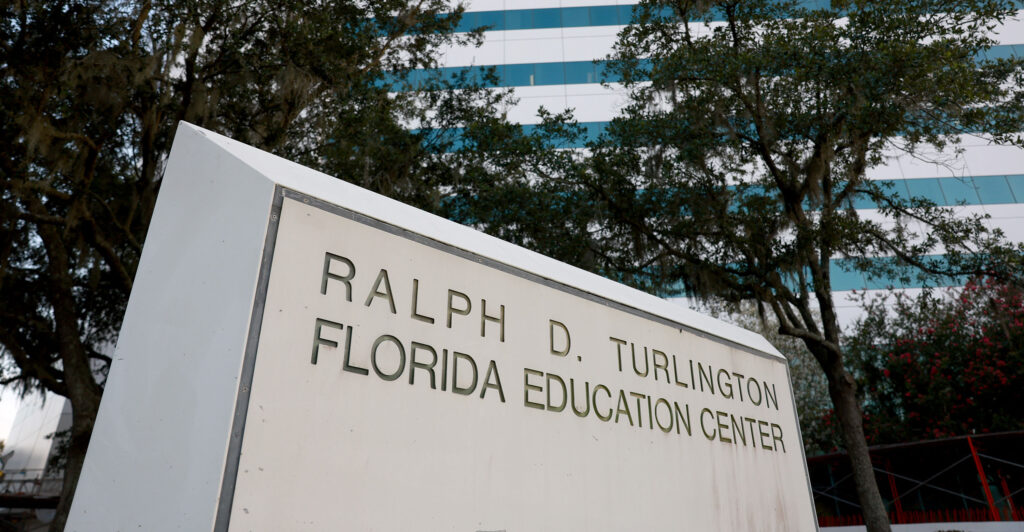 The Florida Department of Education building on July 25, 2023 in Tallahassee, Florida.