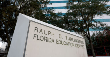 The Florida Department of Education building on July 25, 2023 in Tallahassee, Florida.
