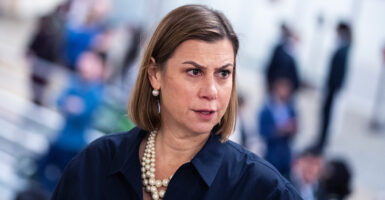 Close-up of Elissa Slotkin.