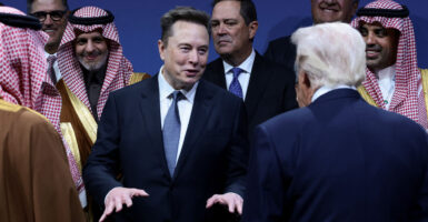 President Donald Trump and Elon Musk