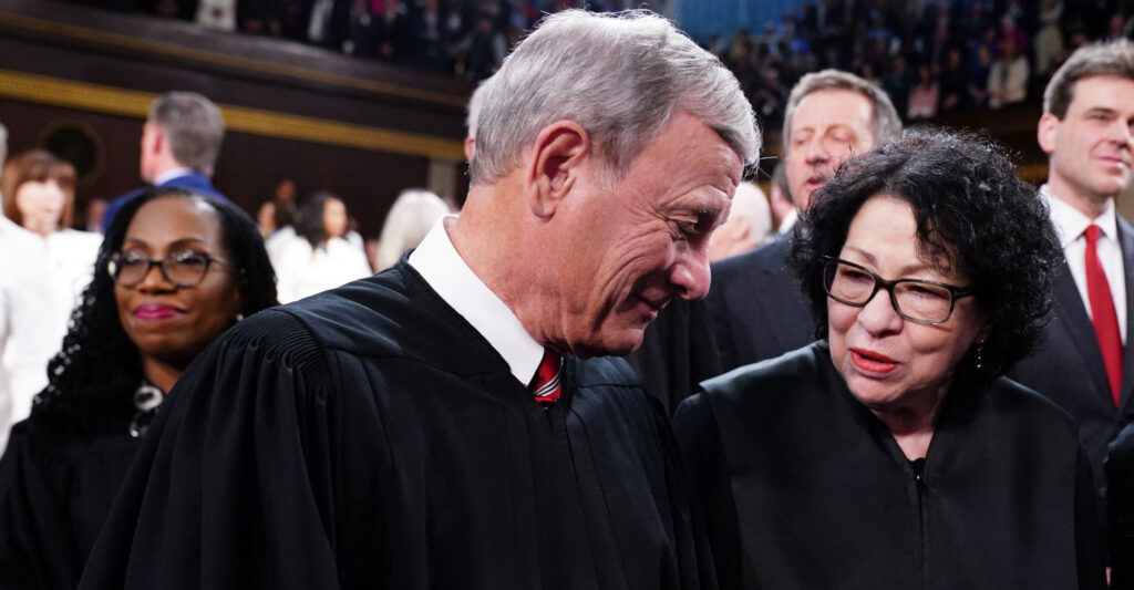 Supreme Court justices heard the case of Gabriel Olivier, a street preacher who challenged a speech restriction he admitted to violating.