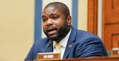 U.S. Representative Byron Donalds (R-FL) speaks during a House Committee on Oversight and Reform hearing on gun violence on Capitol Hill in Washington, U.S. June 8, 2022. Andrew Harnik/Pool via REUTERS