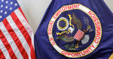 The EEOC is advising white males that they may report discrimination.