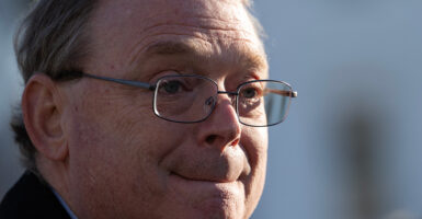 Close-up of Kevin Hassett