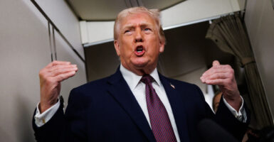 President Donald Trump tells Iranian protesters "help is on its way"