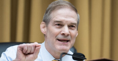 UNITED STATES - JANUARY 22: Chairman Jim Jordan, R-Ohio, questions former special counsel Jack Smith during the House Judiciary Committee hearing titled "Oversight of the Office of Special Counsel Jack Smith," in Rayburn building on Thursday, January 22, 2026. (Tom Williams/CQ-Roll Call, Inc via Getty Images)