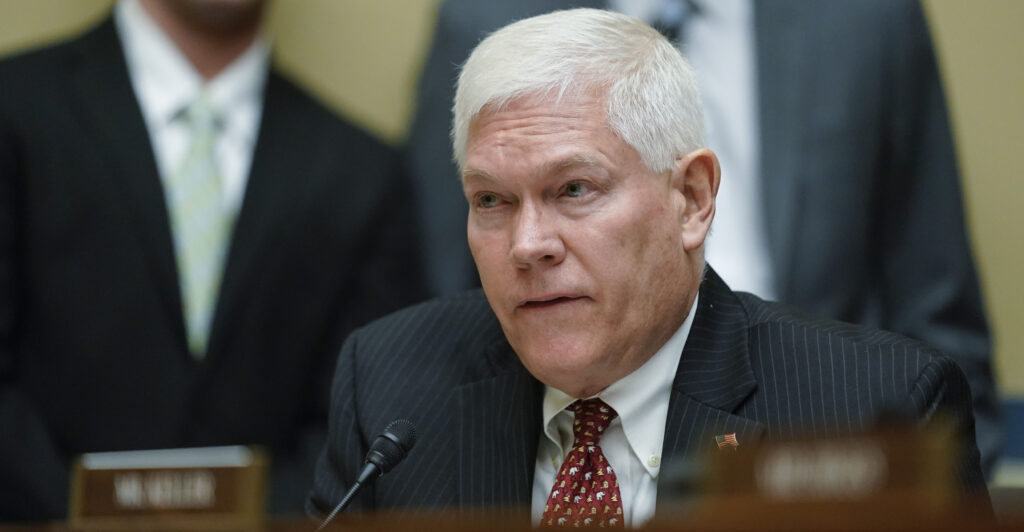 WASHINGTON, DC - JUNE 08: Rep. Pete Sessions (R-TX) speaks during a House Committee on Oversight and Reform hearing on gun violence on June 8, 2022 in Washington, DC. (Photo by Andrew Harnik-Pool/Getty Images)