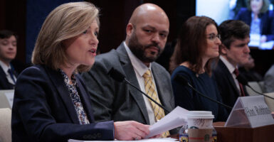 WASHINGTON, DC - JANUARY 07: (L-R) Republican Minnesota State Representatives Kristin Robbins, Walter Hudson and Marion Rarick and former U.S. Department of Justice Special Counsel Brendan Ballou testify before the House Oversight and Government Reform Committee about fraud in Minnesota at the U.S. Capitol on January 07, 2026 in Washington, DC. Federal prosecutors filed charges against dozens of people in Minnesota, many from the area's Somali community, with stealing upwards of billions of taxpayer dollars through fraudulent social services schemes. (Photo by Chip Somodevilla/Getty Images)
