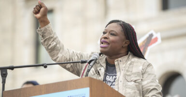 Nekima Armstrong, head of the Racial Justice Network, led the anti-ICE agitators to invade Cities Church in St. Paul. Attorney General Pam Bondi announced Armstrong's arrest Thursday