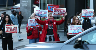 Nurses have threatened ICE and Trump supporters, and the largest nurses union has called for ICE to be abolished