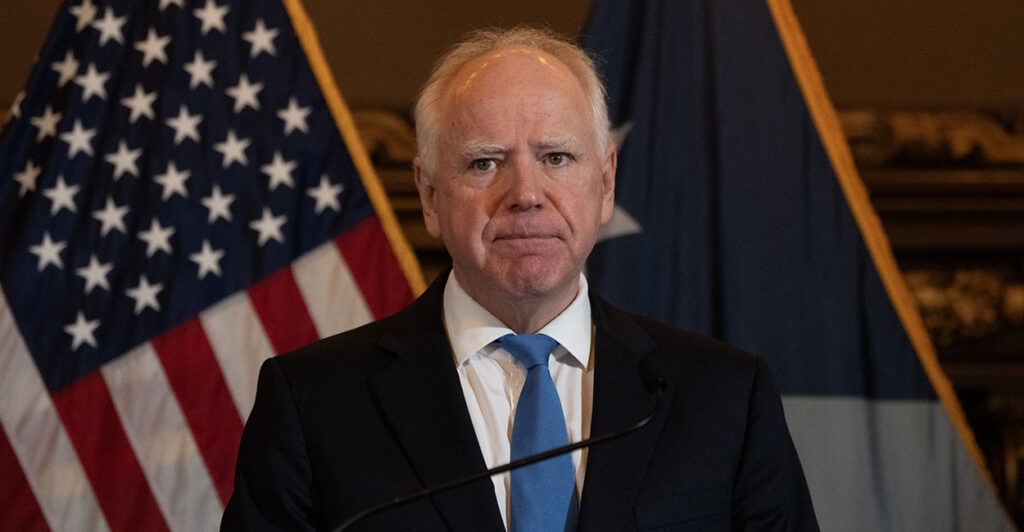 Gov. Tim Walz claimed to have fired people in his fight against fraud, but his office refused to give The Daily Signal a list.