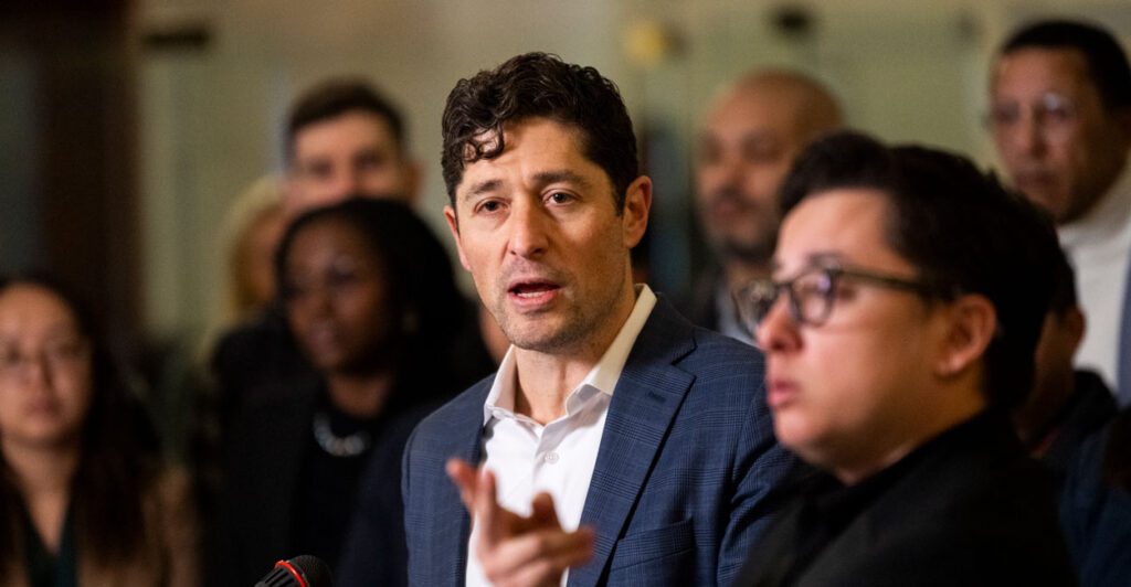 Jacob Frey addressing Press Conference