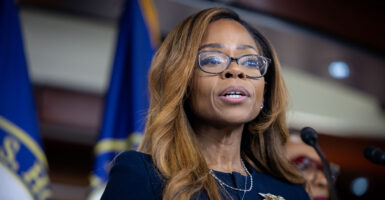 Rep. Sheila Cherfilus-McCormick, D-Fla., speaks at a press conference.