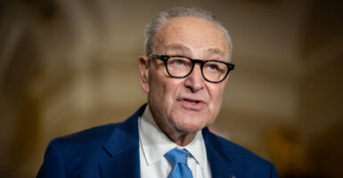 Close-up of Chuck Schumer