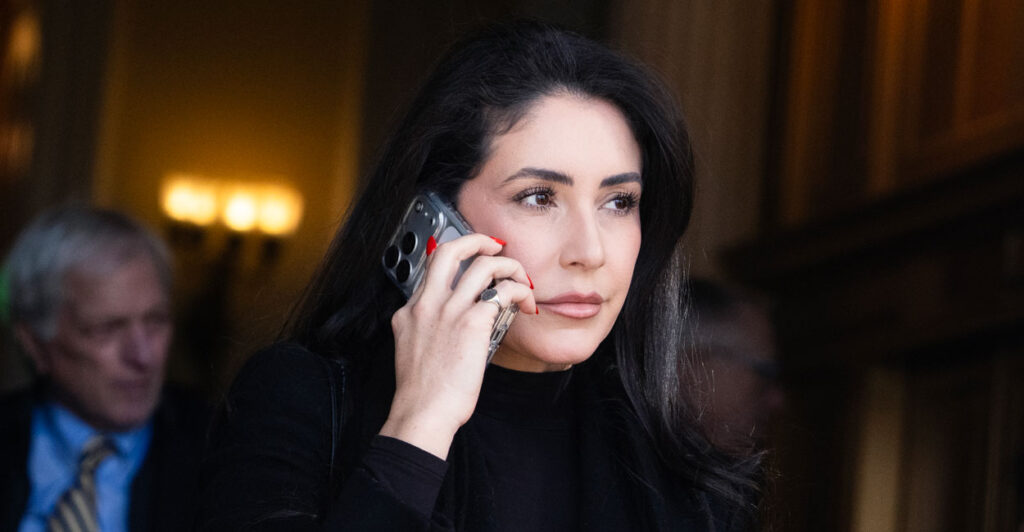 Congresswoman Anna Paulina Luna exits the Capitol Hill Club in Washington, D.C.