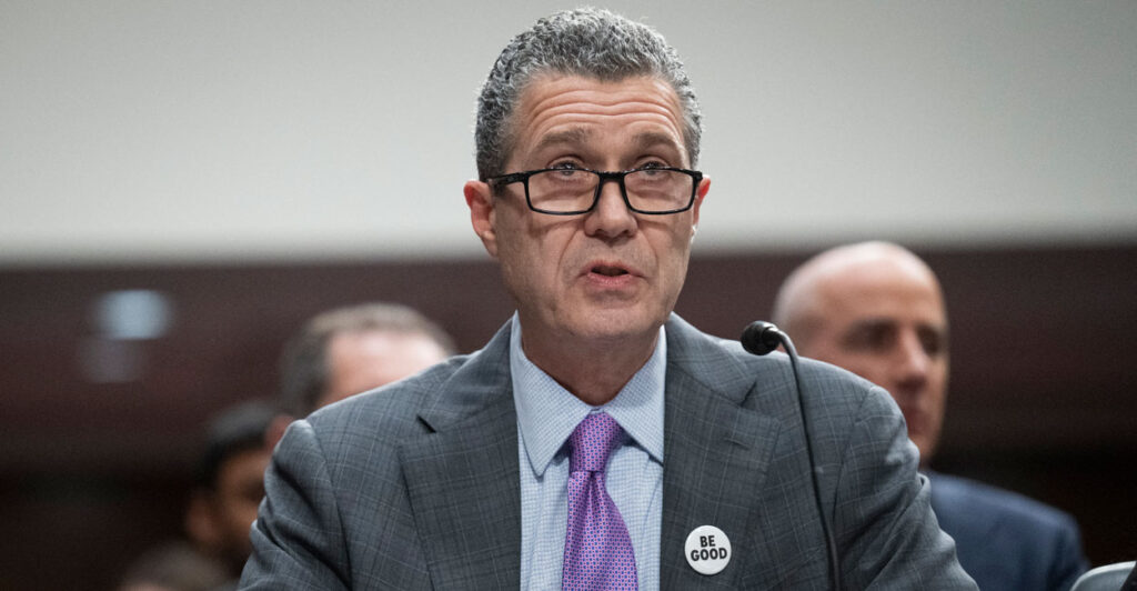 Antonio Romanucci, the attorney representing the family of Renee Good who was killed by a federal immigration agent last month in Minneapolis, speaks during a forum on use of force by Department of Homeland Security agents, on Capitol Hill in Washington, DC, on February 3, 2026.