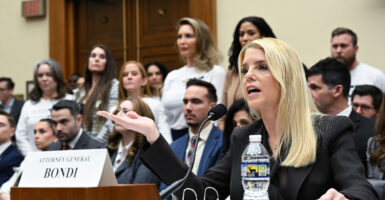 US Attorney General Pam Bondi testifies before a House Judiciary Committee hearing on 