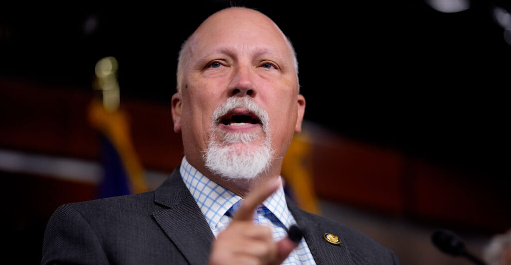 Rep. Chip Roy, R-Texas, speaks during a news conference.