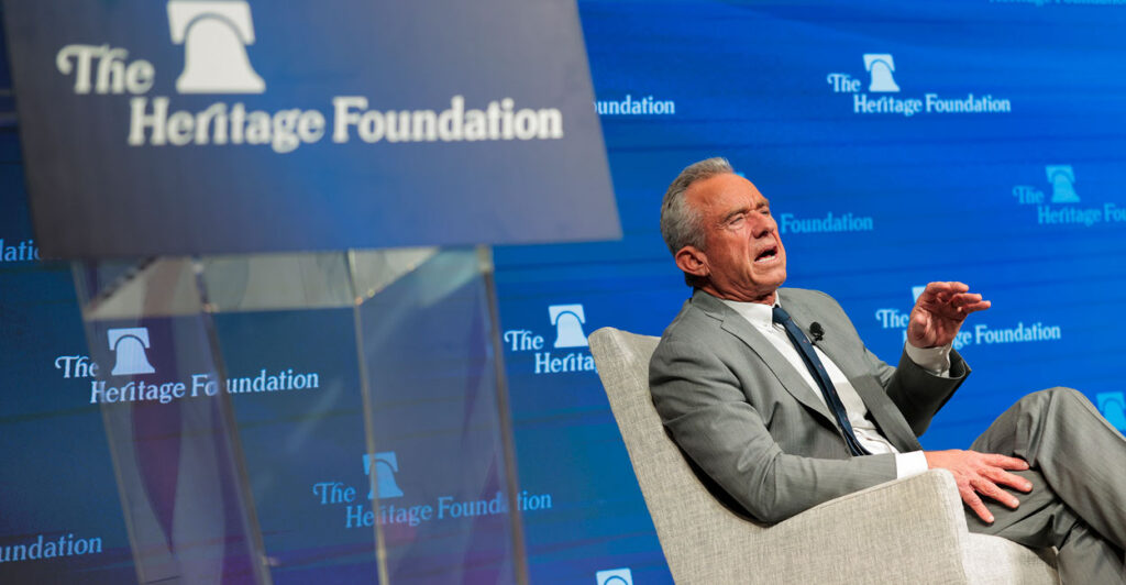 Secretary of Health and Human Services Robert F. Kennedy Jr. speaks at The Heritage Foundation