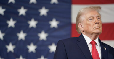 President Donald Trump speaks