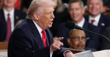 President Donald Trump delivers his State of the Union address.