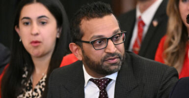 FBI director Kash Patel attends a ceremony with President Donald Trump and the Florida Panthers of the National Hockey League, winners of the 2025 Stanley Cup, in the East Room of the White House in Washington, DC on January 15, 2026. (Photo by Mandel NGAN / AFP via Getty Images)