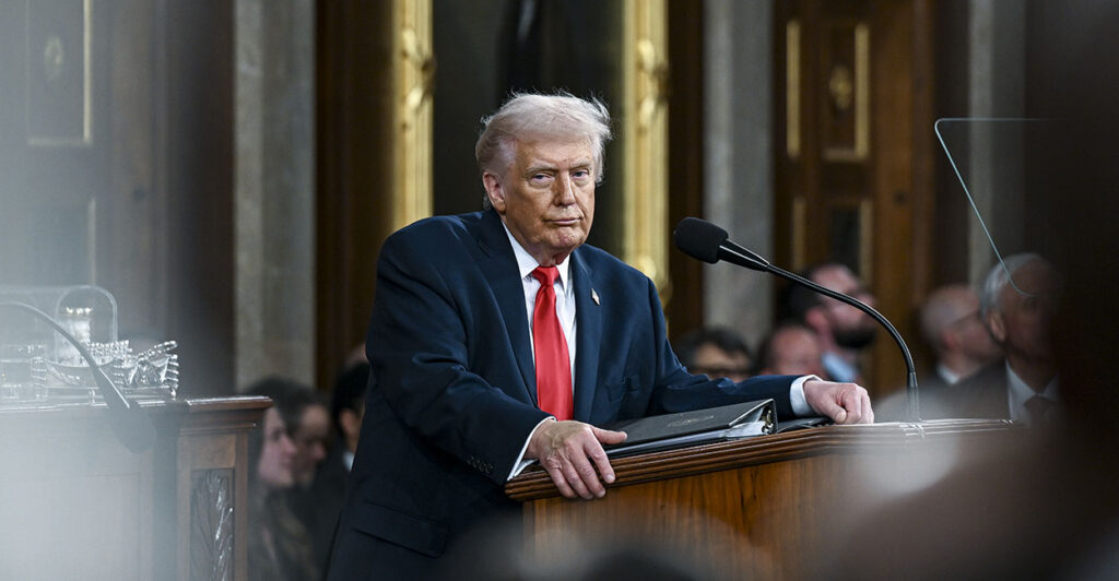 President Donald Trump confronted Democrats for not applauding American heroes in his State of the Union speech.