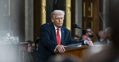 President Donald Trump confronted Democrats for not applauding American heroes in his State of the Union speech.