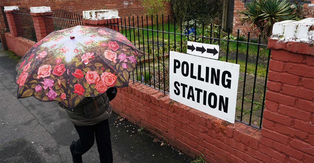 MANCHESTER, ENGLAND - FEBRUARY 26: Polling station opens for voting for the Gorton And Denton by-election on February 26, 2026 in Manchester, England. The Greater Manchester constituency of Gorton and Denton is holding a by-election, triggered by the resignation of former Labour MP Andrew Gwynne due to ill health, following his suspension from the party in 2025. (Photo by Ian Forsyth/Getty Images)