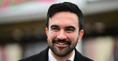 NEW YORK, NEW YORK - FEBRUARY 15: New York City Mayor Zohran Mamdani speaks at a press conference at Deno's Wonder Wheel on Coney Island in the New York City Borough of Brooklyn,New York City, USA, on February 15, 2026. (Photo by Kyle Mazza/Anadolu via Getty Images)