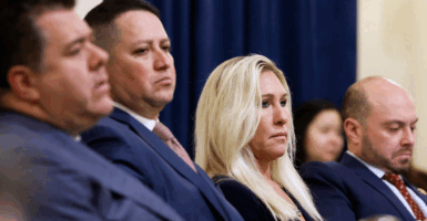 Rep. Tony Gonzales and Frmr. Rep. Marjorie Taylor Greene.