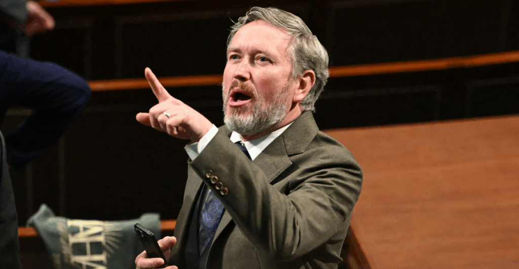 Rep. Thomas Massie's campaign slams opponent Ed Galrein as a Trump defector, even though Trump endorsed him.