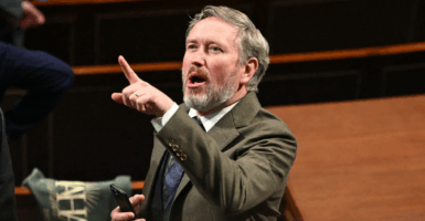 Rep. Thomas Massie's campaign slams opponent Ed Galrein as a Trump defector, even though Trump endorsed him.