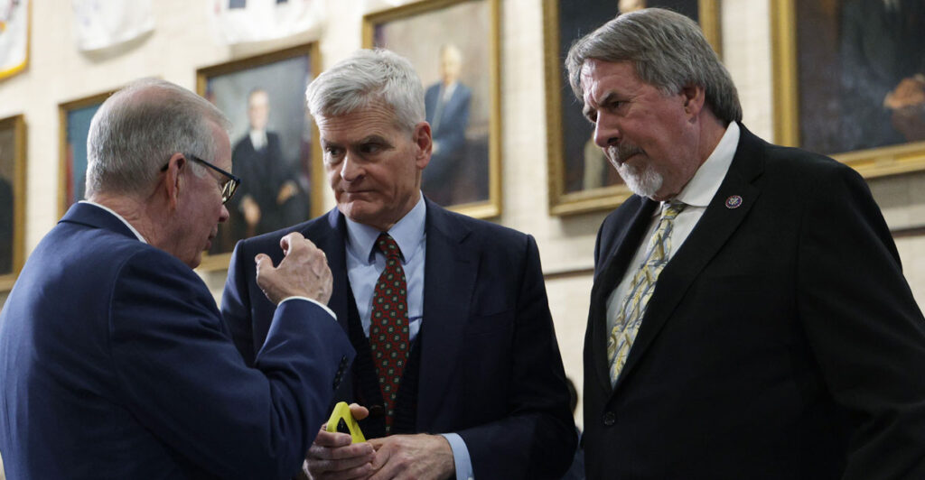 Rep. Tim Walberg with Sen. Bill Cassidy.